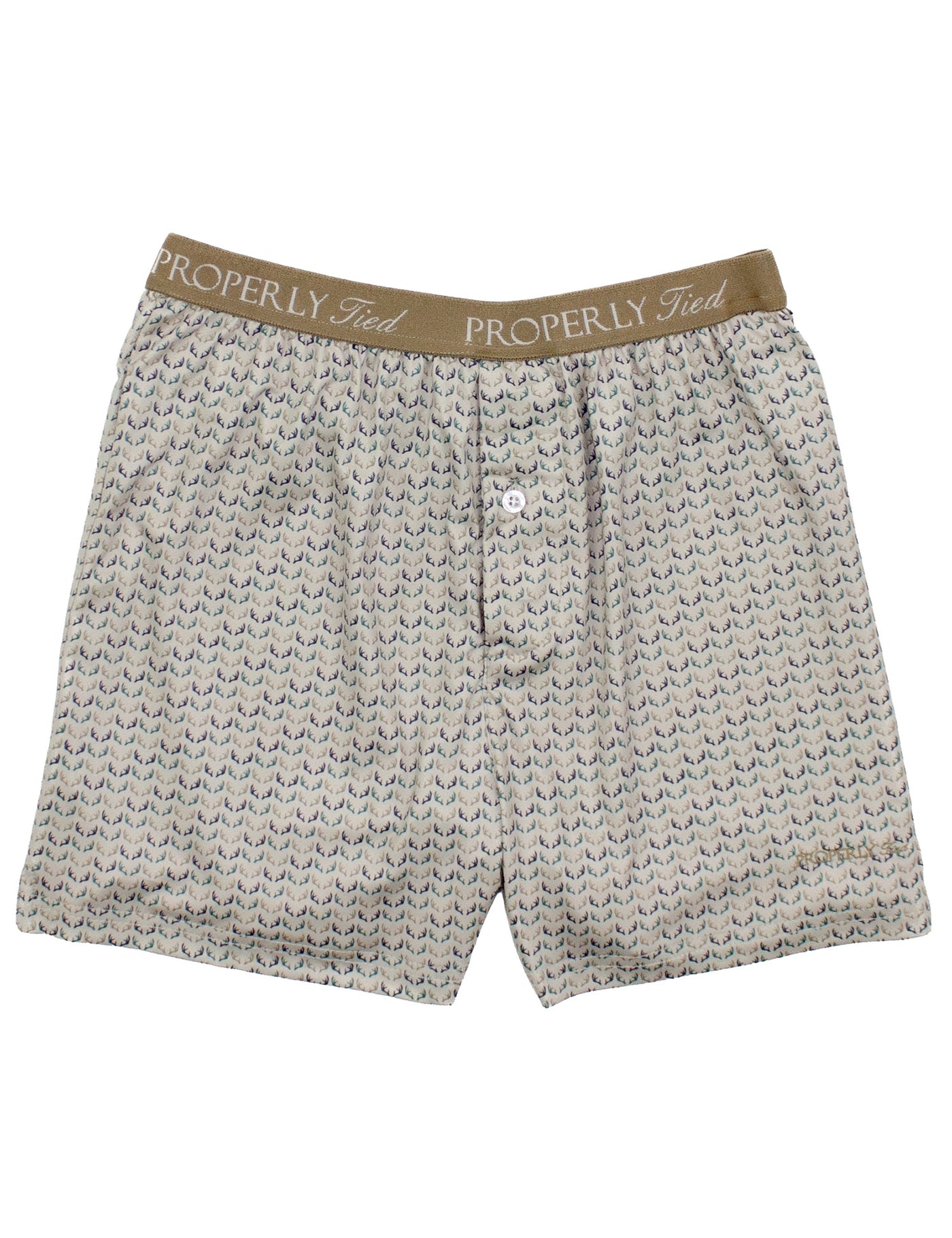 Boys Inlet Deer Antler Boxers - Properly Tied