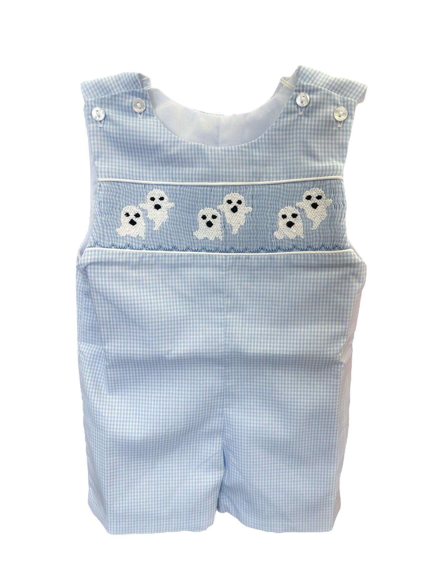 Boys Blue Smocked Ghost Jon Jon Shortall