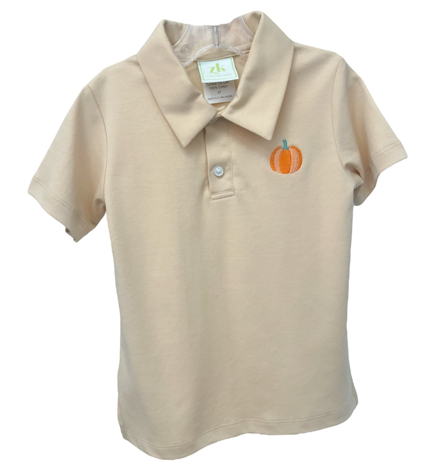 Boys Pumpkin Polos