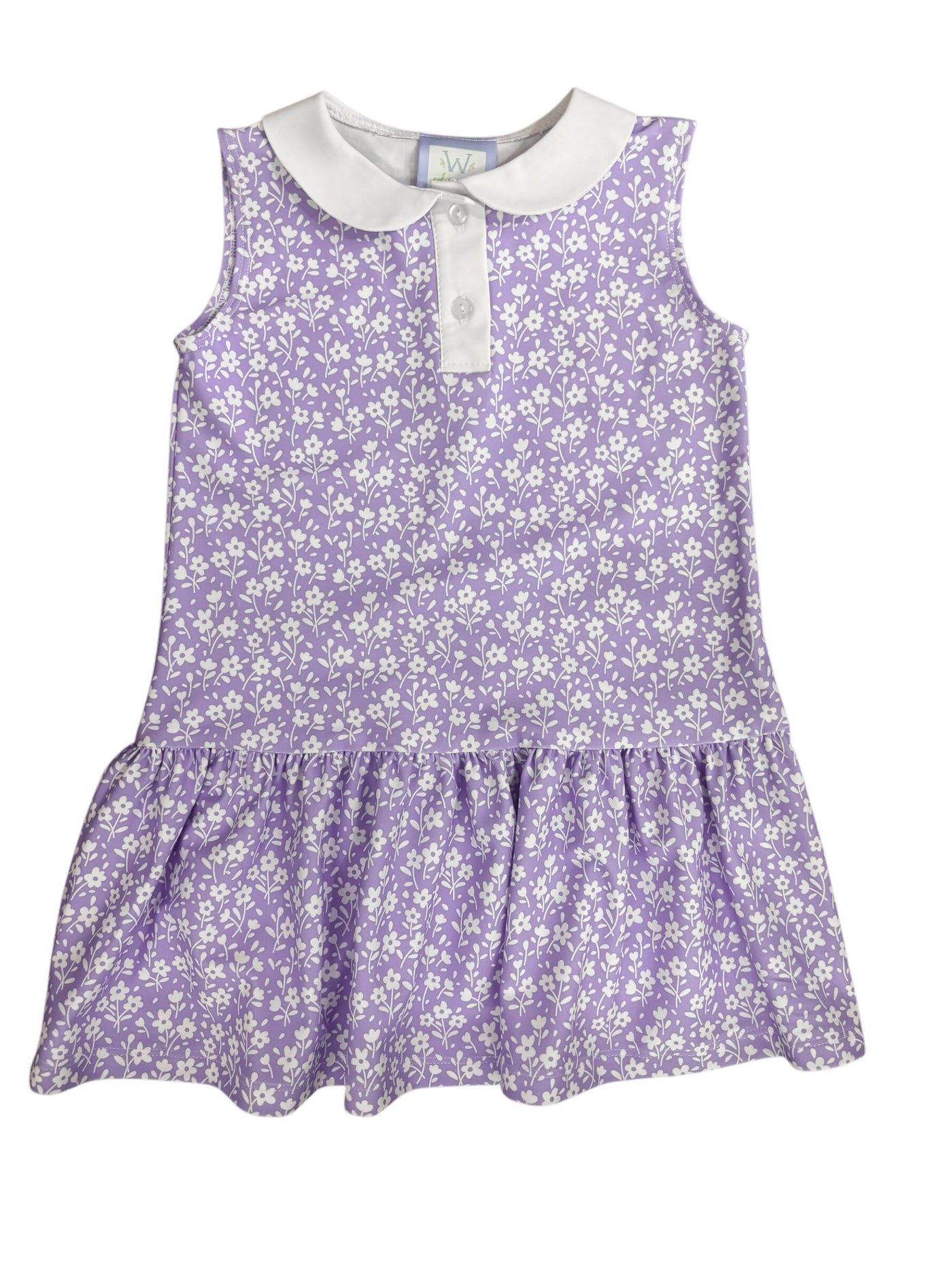 Athleisure Lavender Floral Dress - Color Works