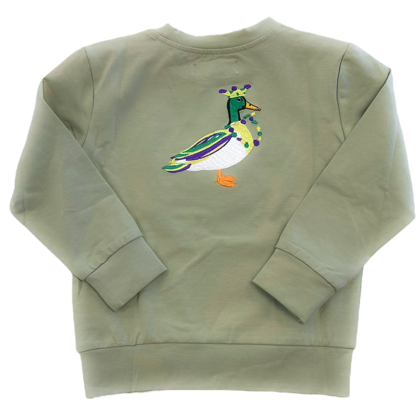 Mardi Gras Duck Sweatshirt - Lulu Bebe