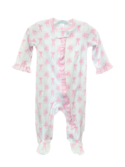 Pink Ballerina Pajama Collection - La Luna - Footie or Nightgown