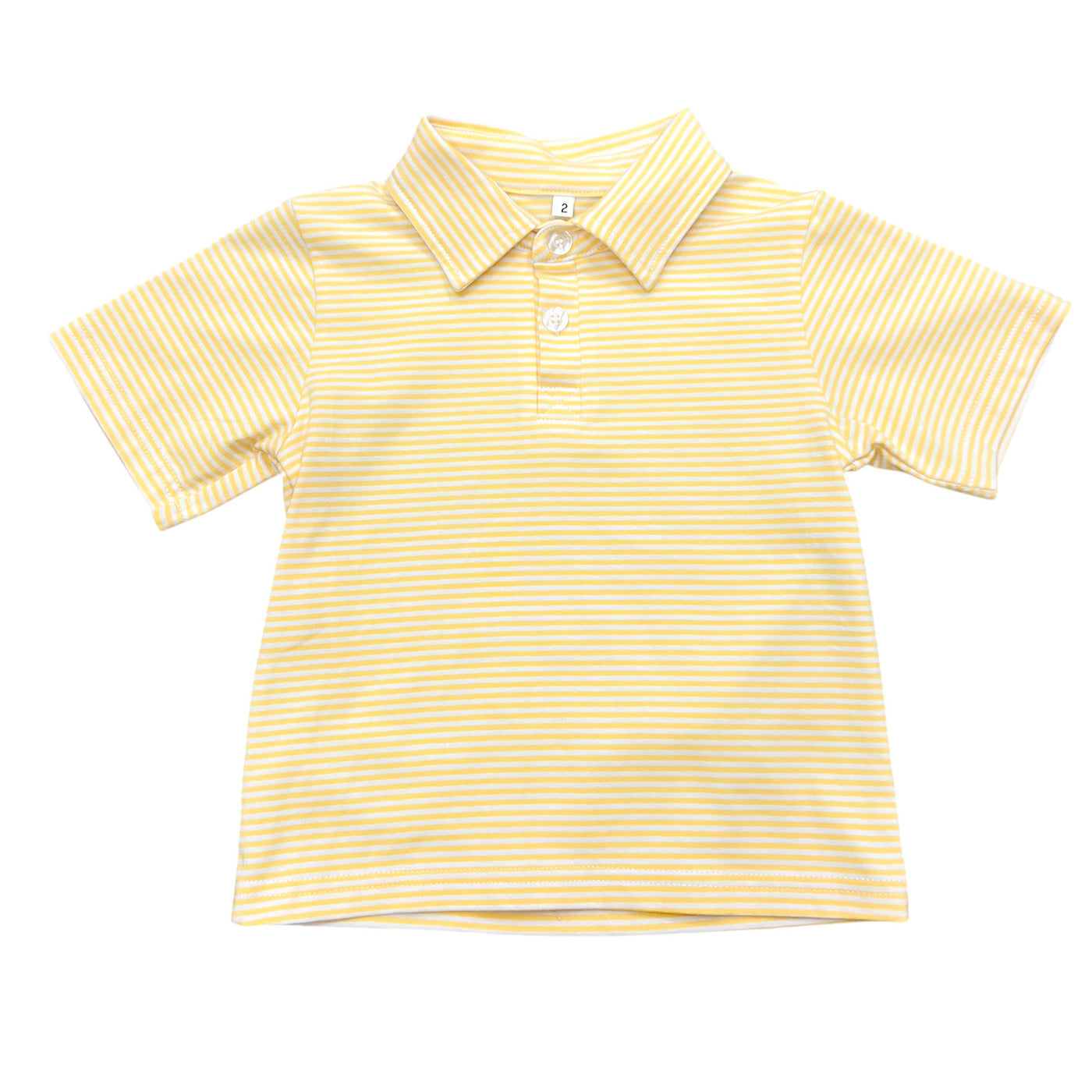 Yellow Gold Stripe Polo