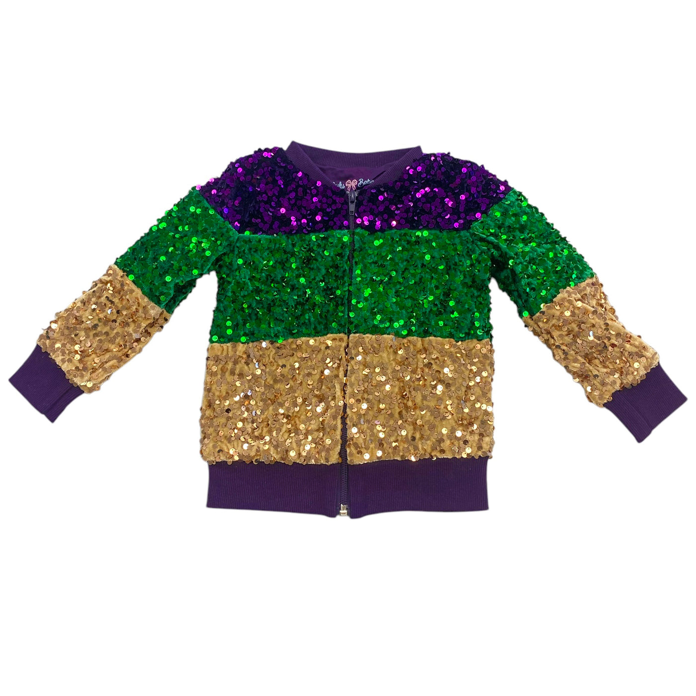 Mardi Gras Sequin Jacket - Lulu Bebe