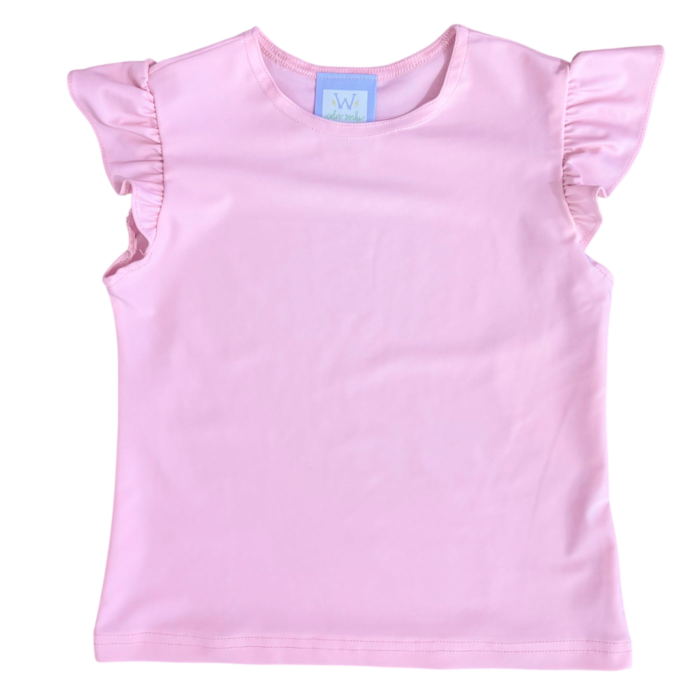 Athleisure Pink Angel Sleeve Top - Color Works