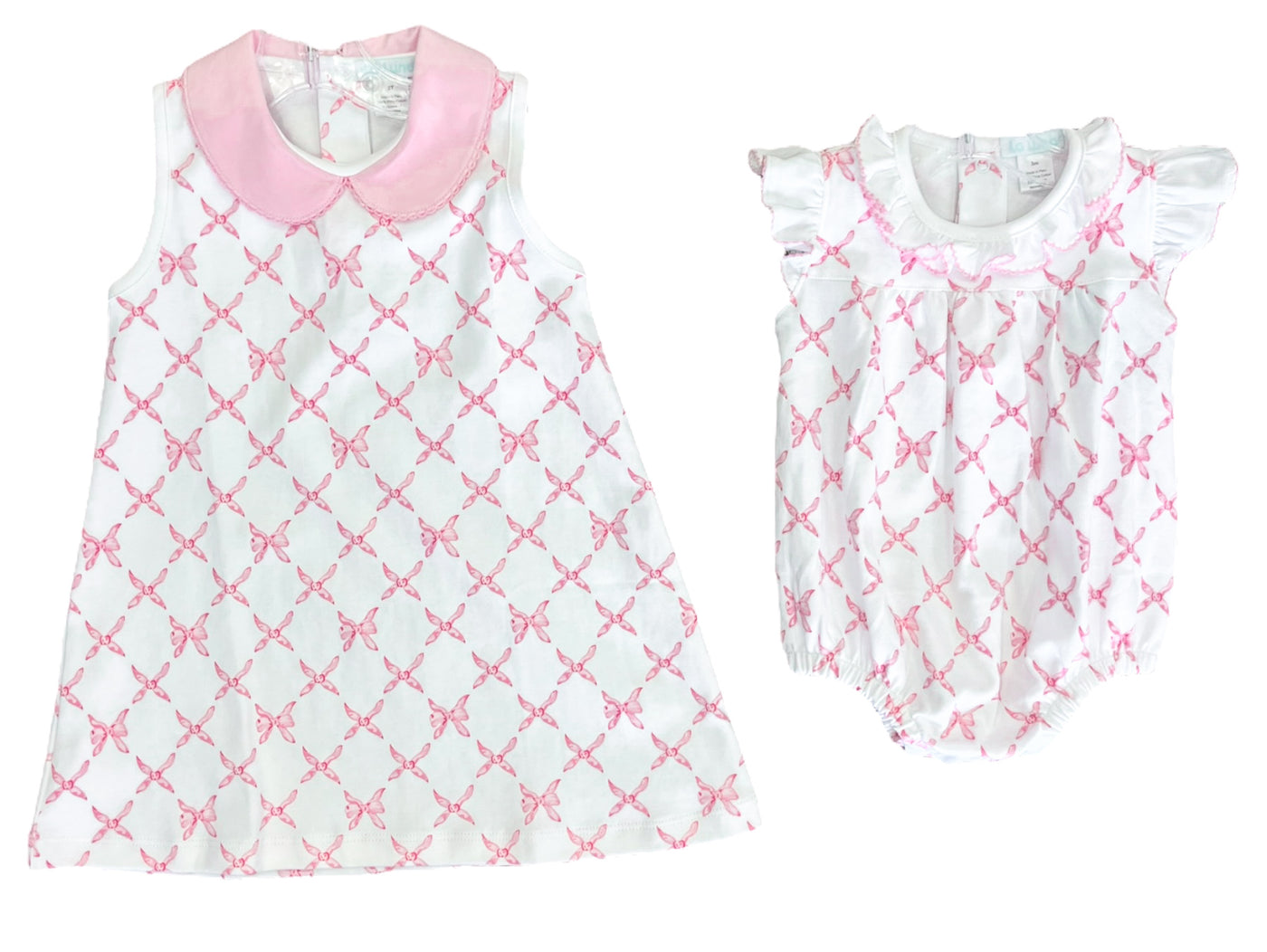 Pink Bows Collection - Dress or Bubble - La Luna