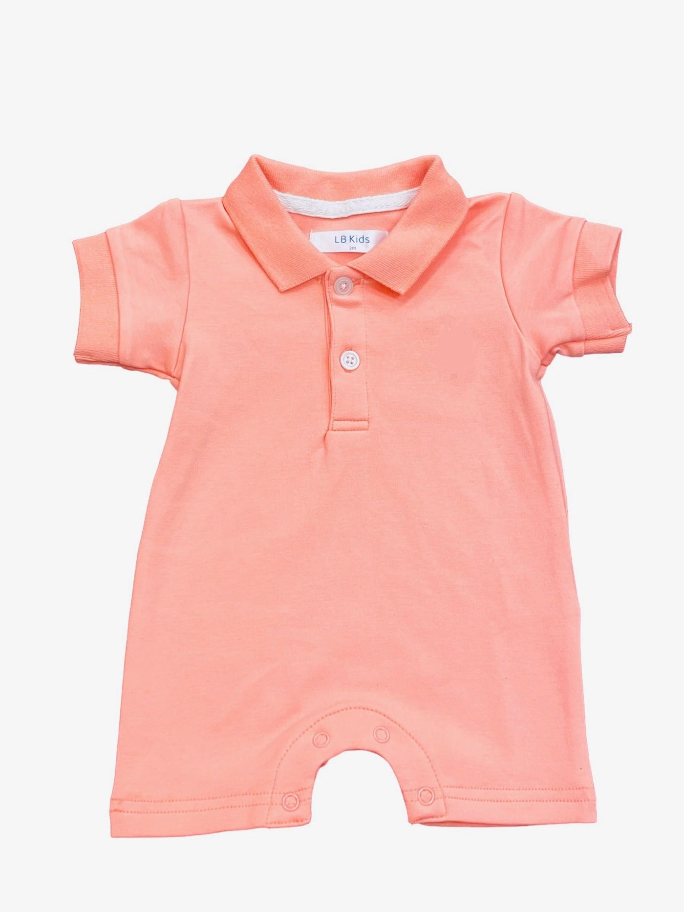 Boys Polo Rompers - Lulu Bebe