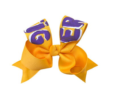 Hand Painted Bows - Two Sisters Bows - Collegiate