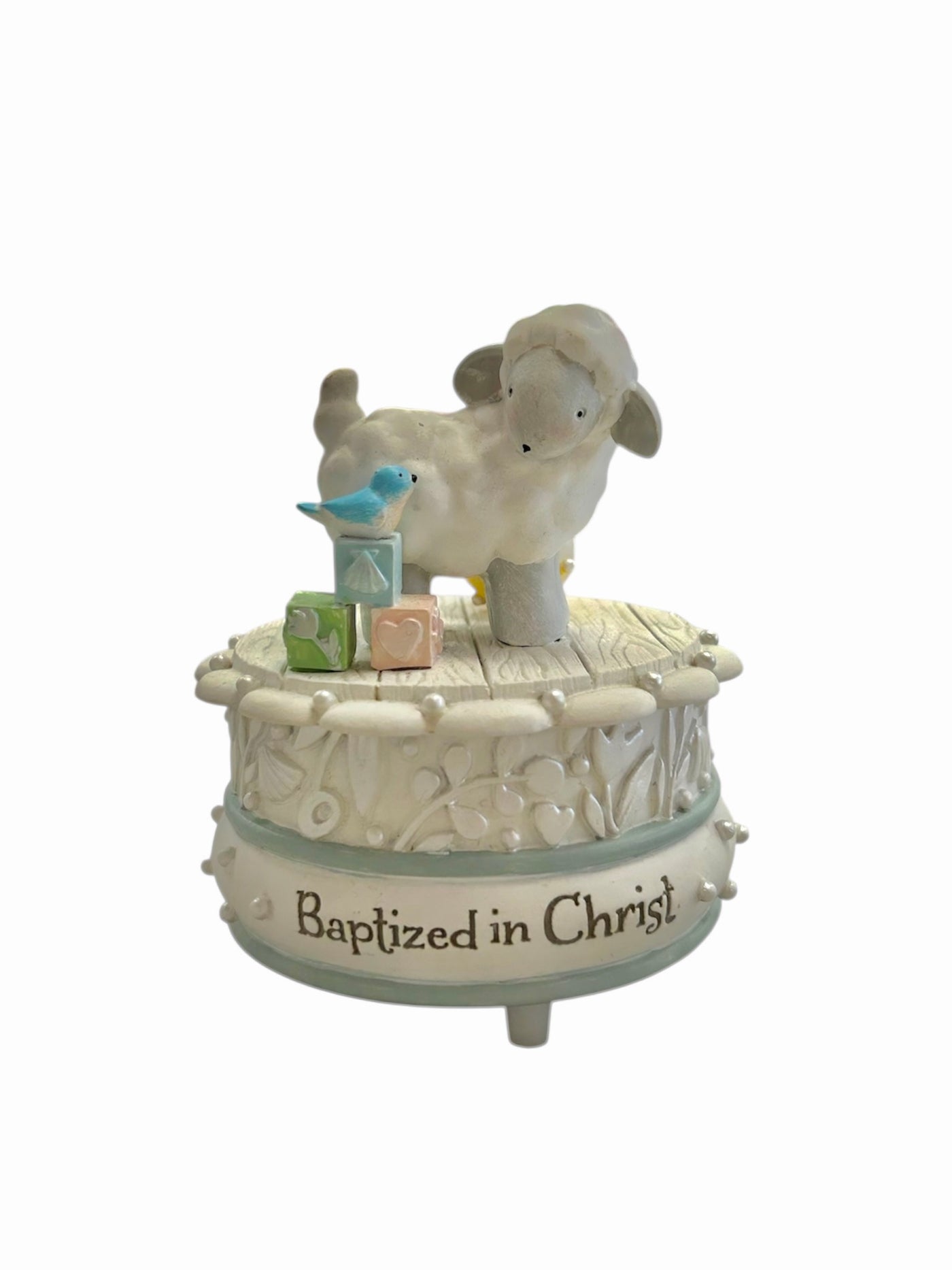 Baptized in Christ Lamb Lullaby Music Box