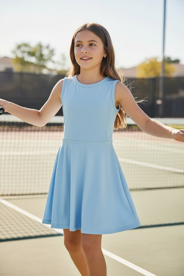 Light Blue Tennis Dress - Lulu Bebe