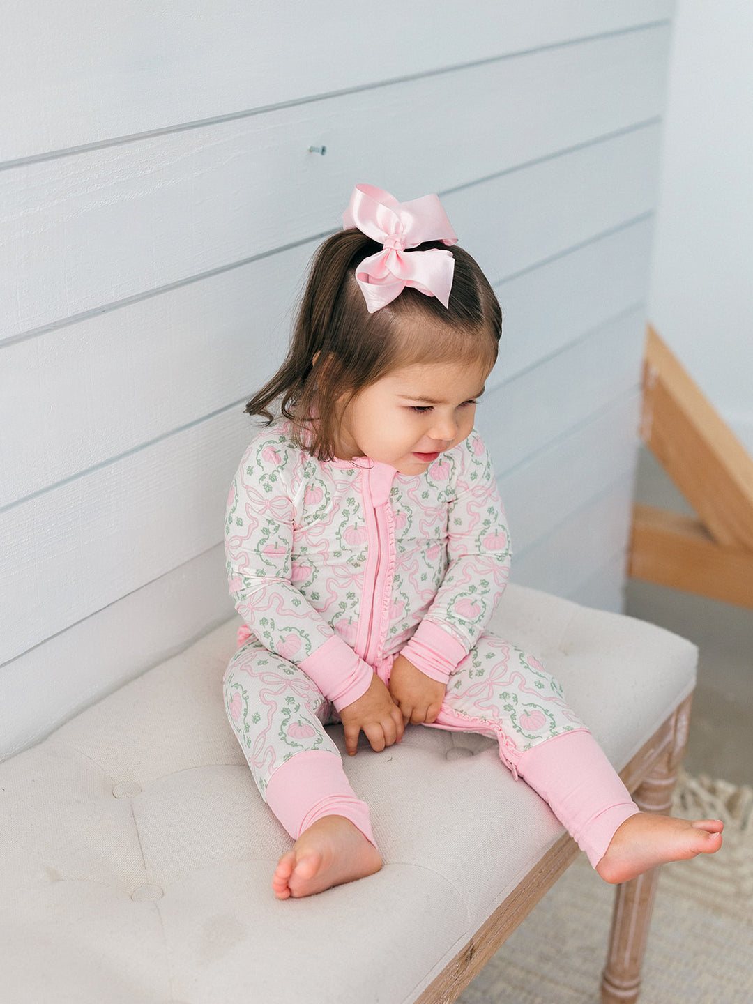 Pretty Pumpkin Bamboo Pajamas - Poppy Kids