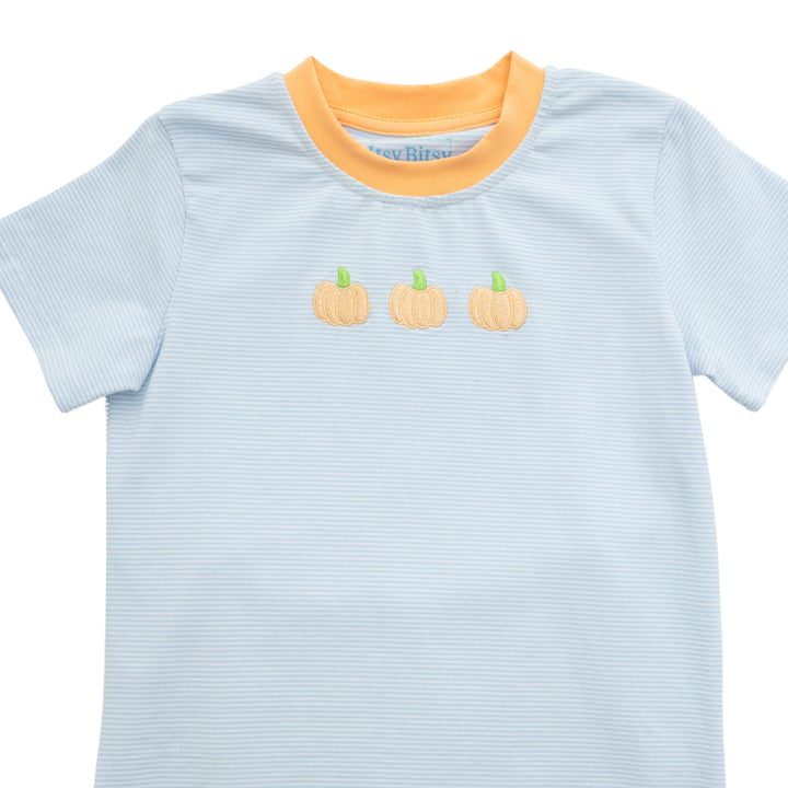 Boys Pumpkin Short Set - Itsy Bitsy