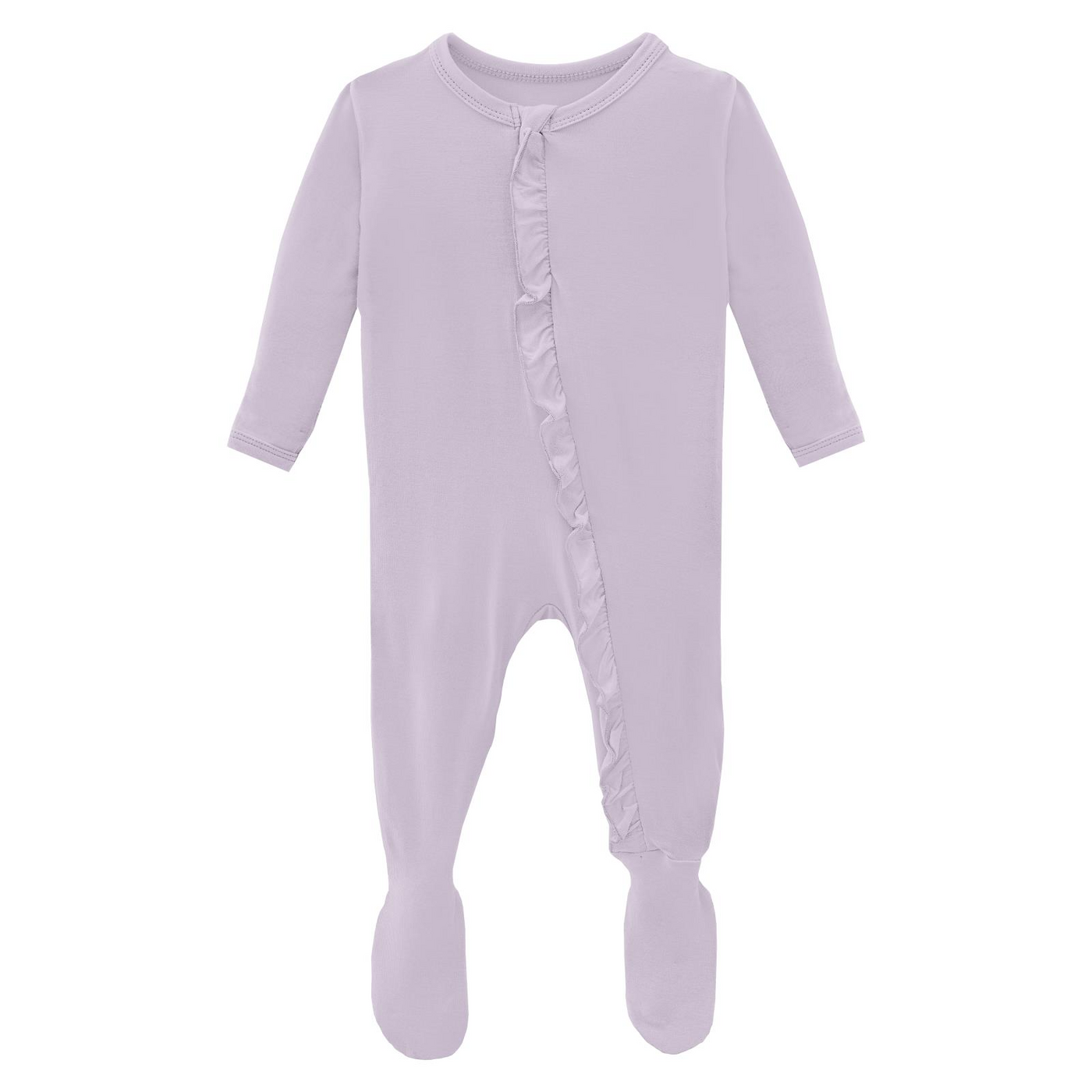 Lavender Bamboo Footie - KicKee