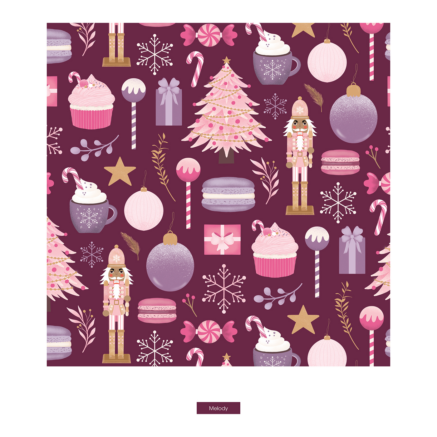 Melody Sugar Plum Bamboo Footie - KicKee