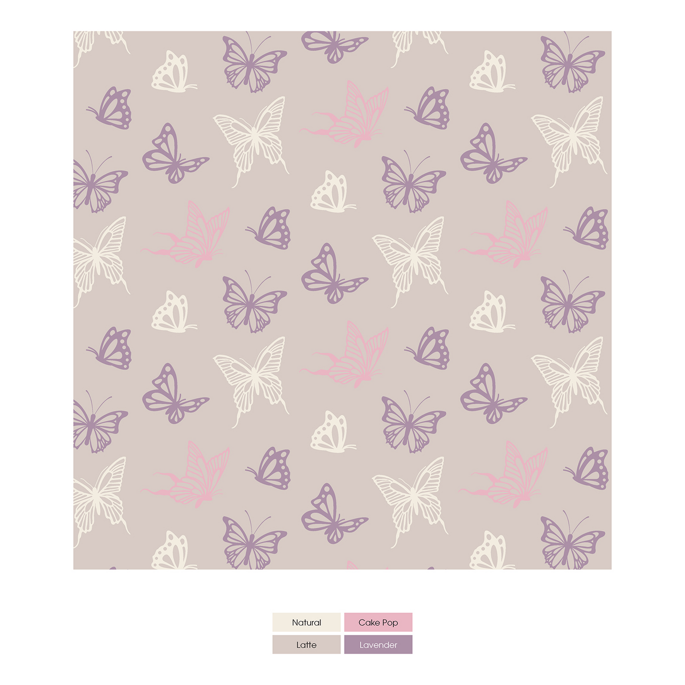 Latte Butterflies Ruffle Footie - KicKee