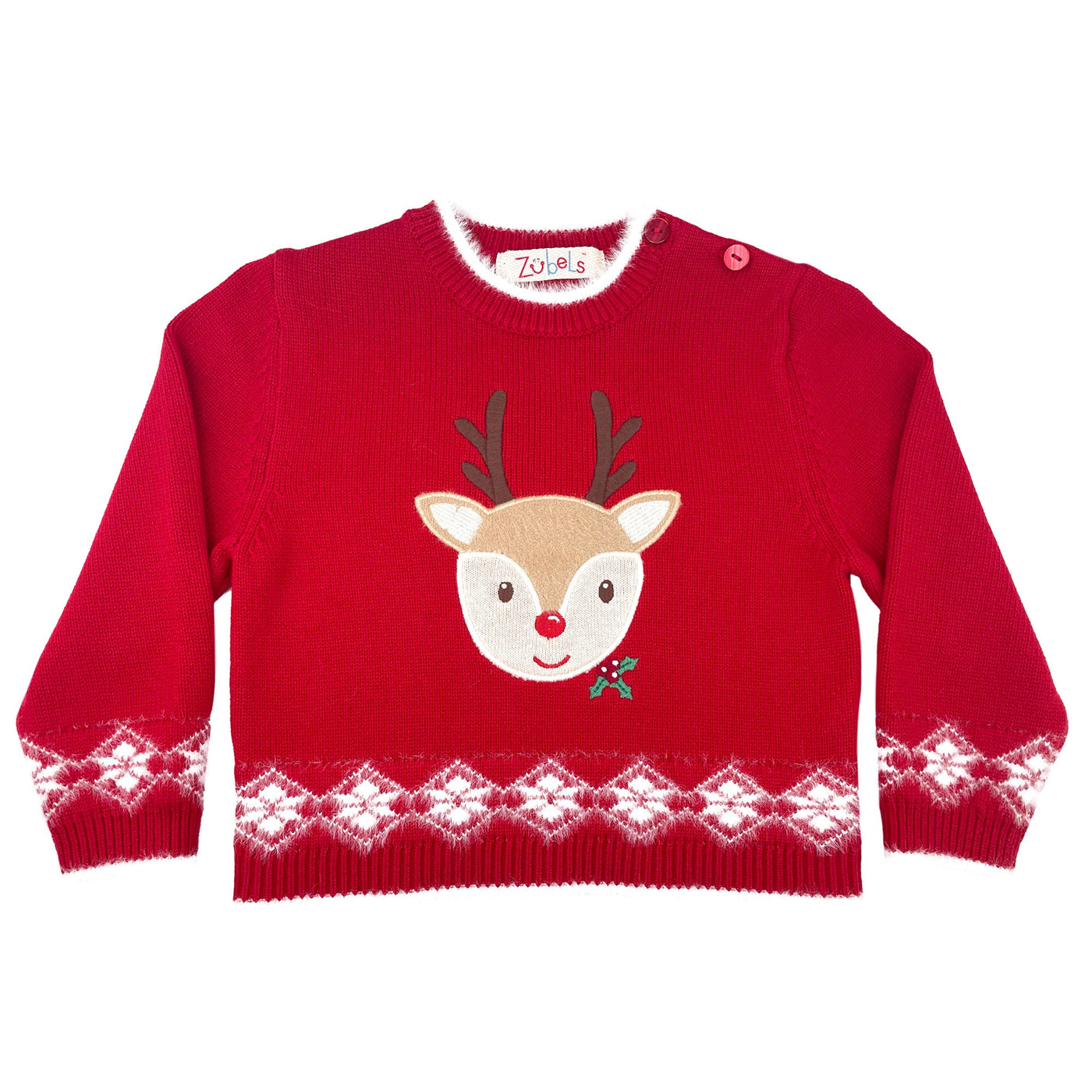 Soft Knit Reindeer Sweater - Petit Ami