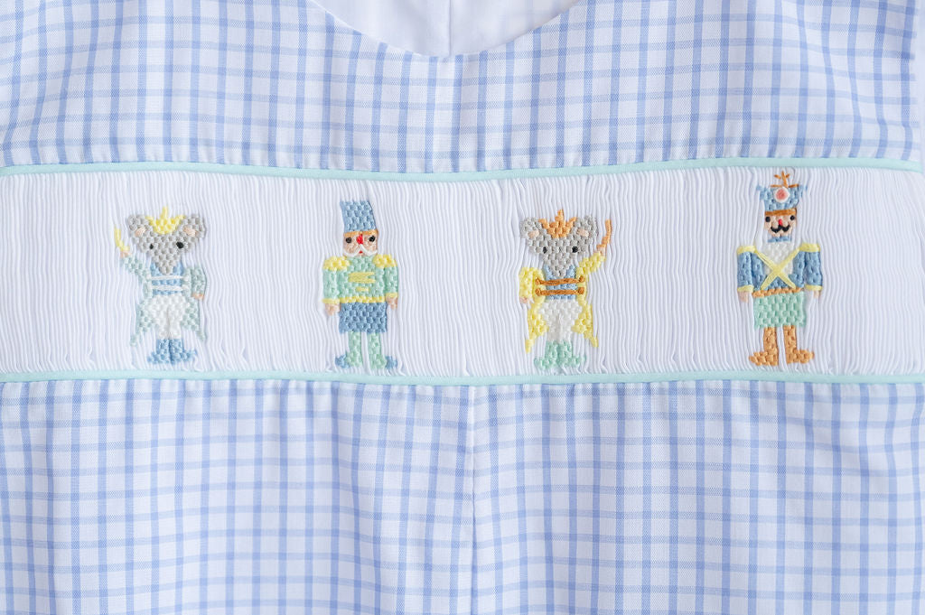 Boys Smocked Nutcracker Bubble - Ruth and Ralph