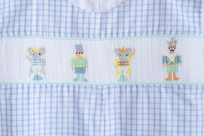 Boys Smocked Nutcracker Bubble - Ruth and Ralph
