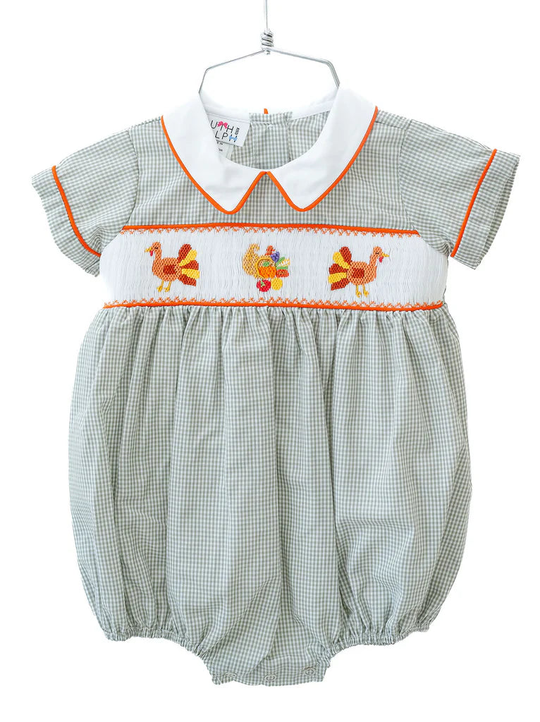 Smocked Thanksgiving Turkey Apparel Collection - Ruth & Ralph