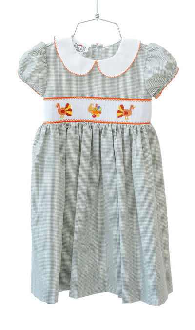 Smocked Thanksgiving Turkey Apparel Collection - Ruth & Ralph
