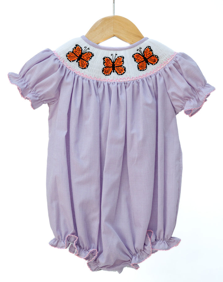 Smocked Butterfly Bubble - Ruth & Ralph