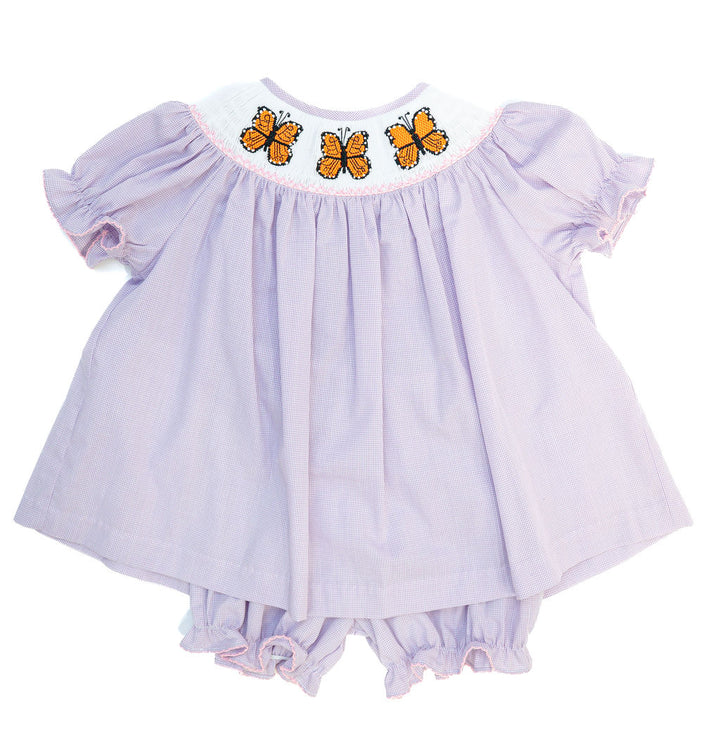 Smocked Butterfly Bloomer Set - Ruth & Ralph