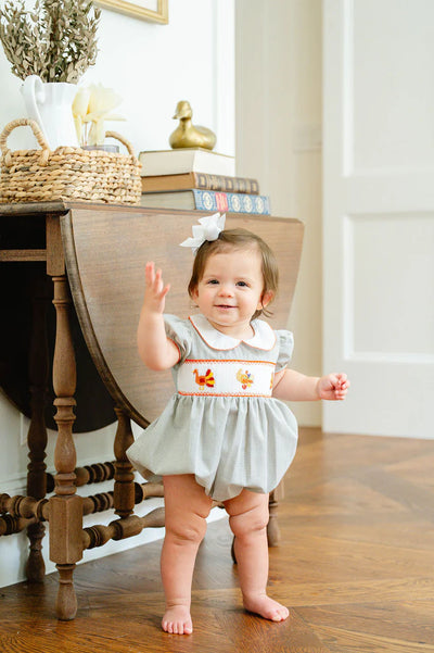 Smocked Thanksgiving Turkey Apparel Collection - Ruth & Ralph