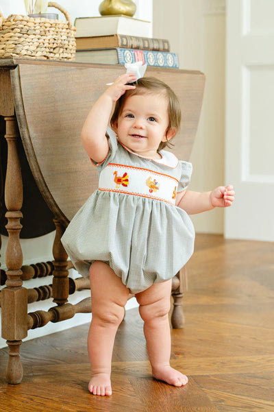 Smocked Thanksgiving Turkey Apparel Collection - Ruth & Ralph