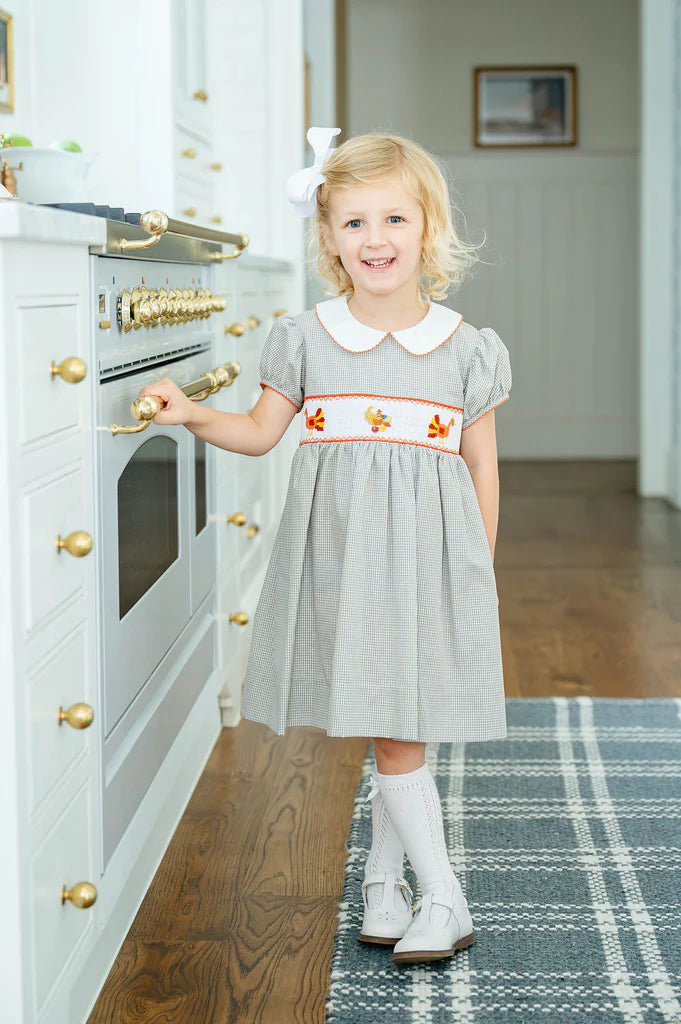 Smocked Thanksgiving Turkey Apparel Collection - Ruth & Ralph
