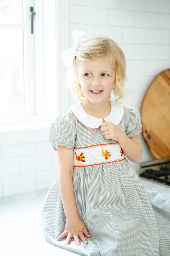 Smocked Thanksgiving Turkey Apparel Collection - Ruth & Ralph