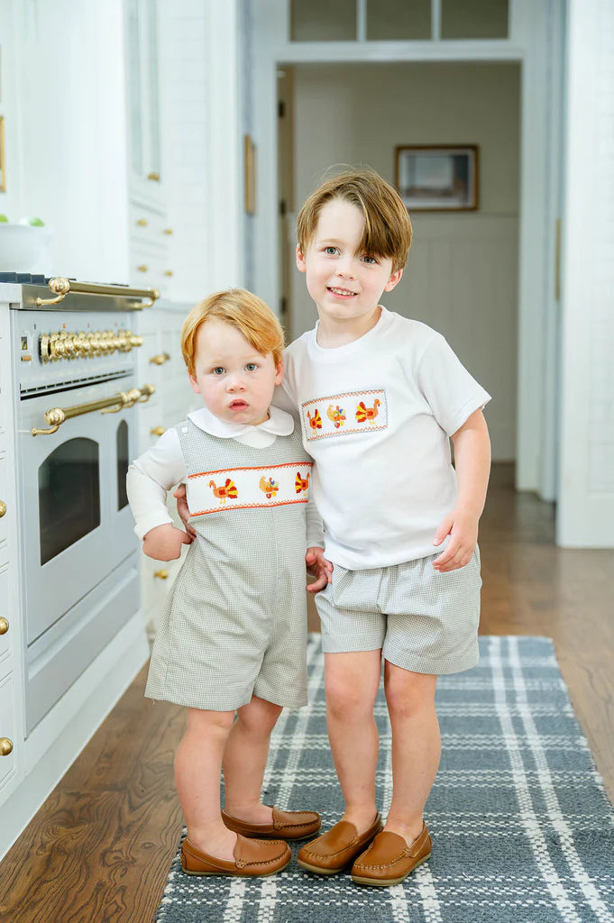 Smocked Thanksgiving Turkey Apparel Collection - Ruth & Ralph