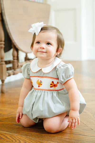 Smocked Thanksgiving Turkey Apparel Collection - Ruth & Ralph