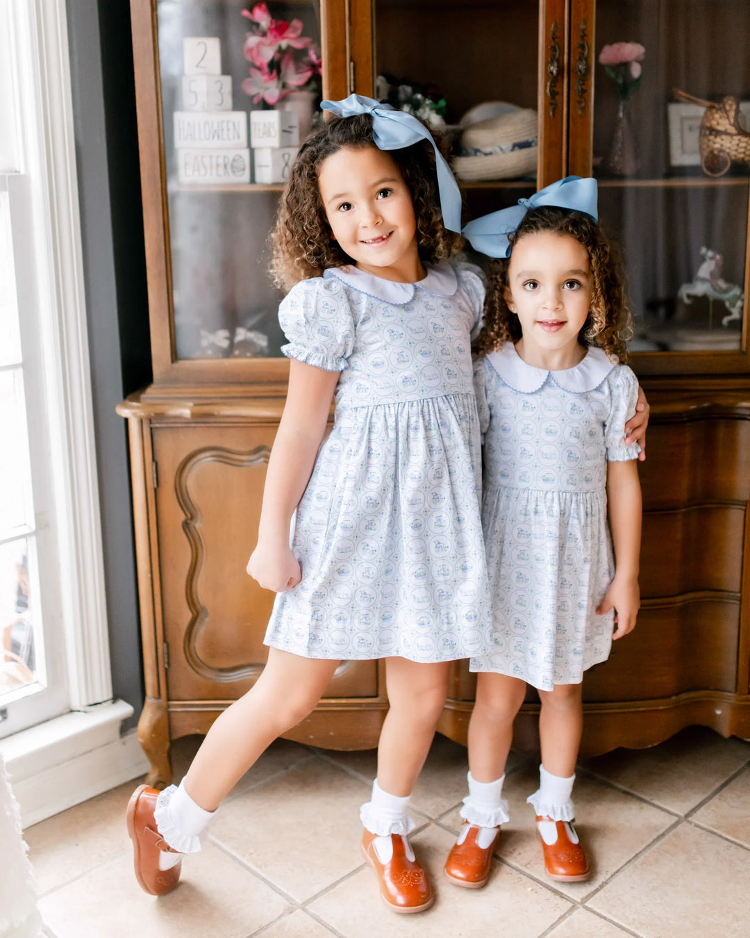 Easter Toile Dress - Smockingbird