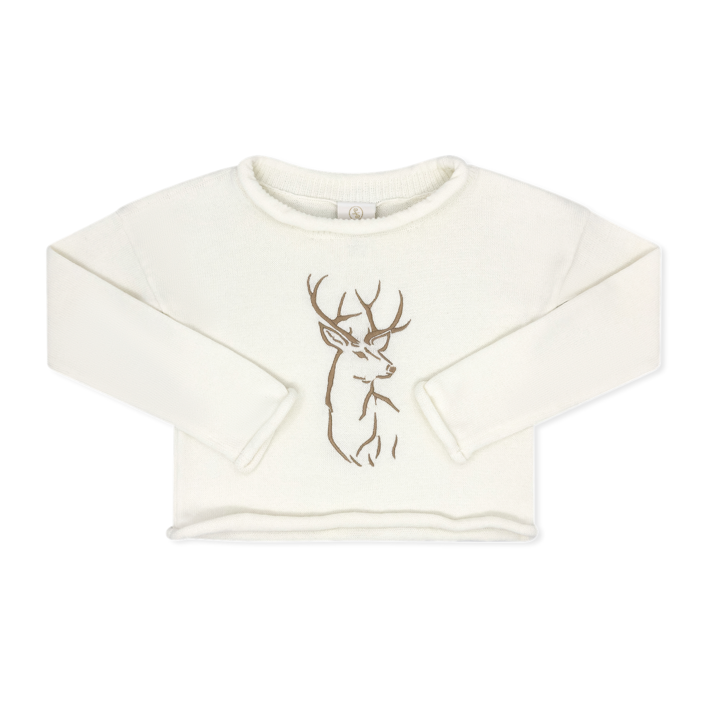 Roll Neck Buck Sweater - Properly Tied