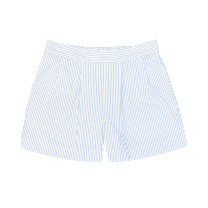 Pink & Blue Seersucker Short Set - Zuccini Kids