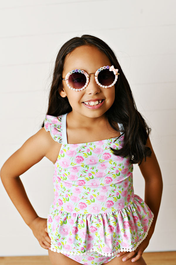 Blushing Belle Rose 2PC Swim Set - Swoon