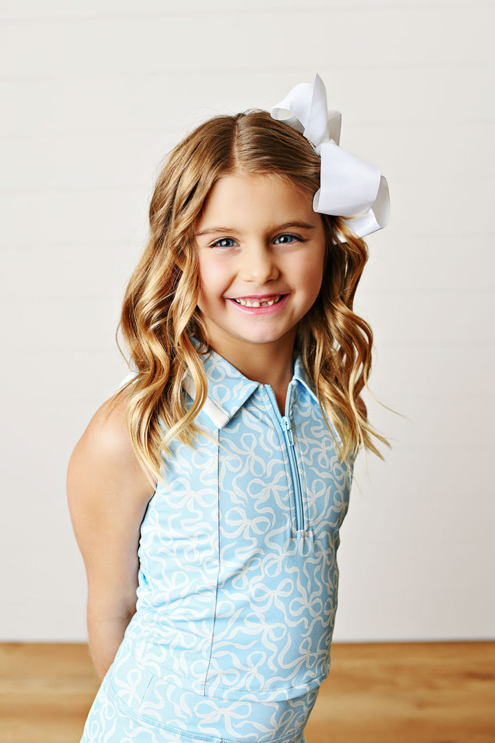 Blue Sky Bow Proper Athletic Set - Swoon