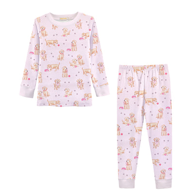 Pink Puppy Adventures Pajamas - Baby Club Chic