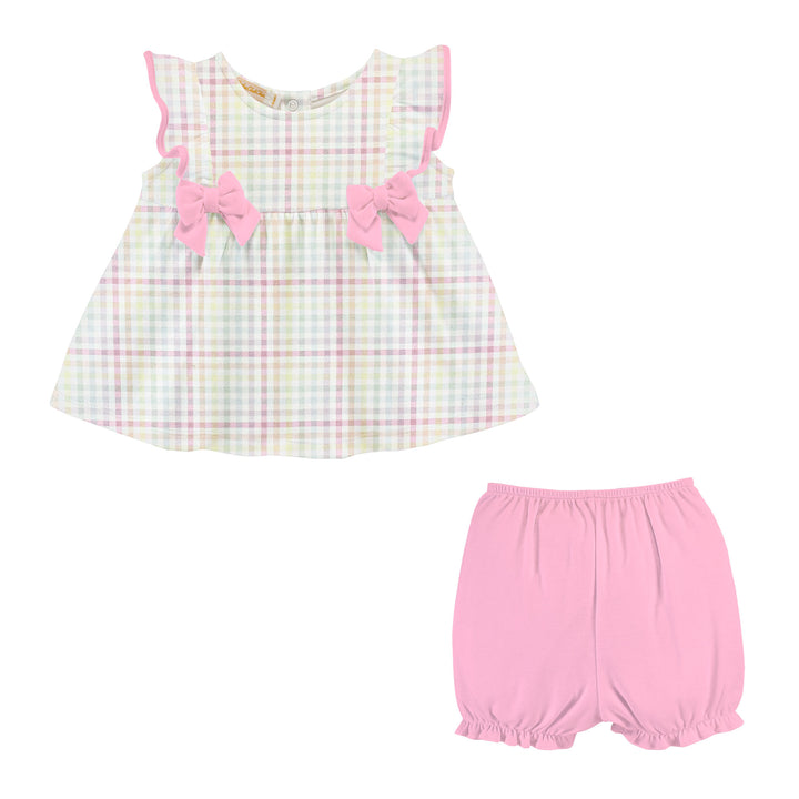 Gingham Sunshine Bloomer Set - Baby Club Chic