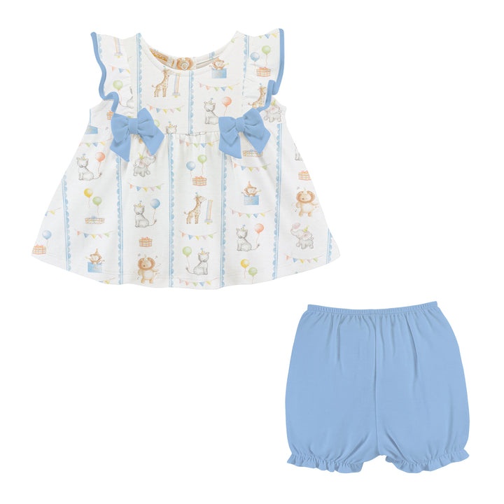 Girls Party Animals Bloomer Set - Baby Club Chic