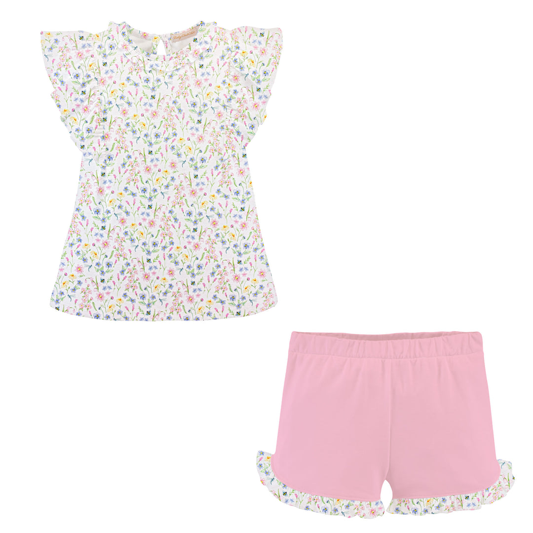 Spring Blush Short Set - Baby Club Chic