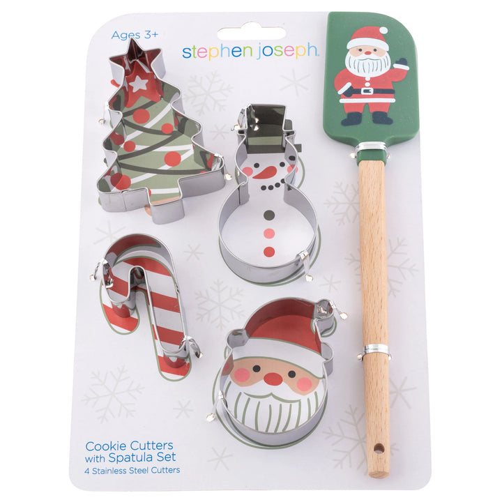 Stephen Joseph Holiday Cookie Cutter Set - Reindeer or Snowman