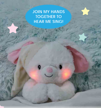 Prayer Bunny Animated Stuffed Animal Toy