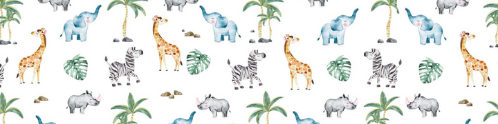 Jungle Safari Bassinet Mattress Cover - Baby Club Chic - Gender Neutral