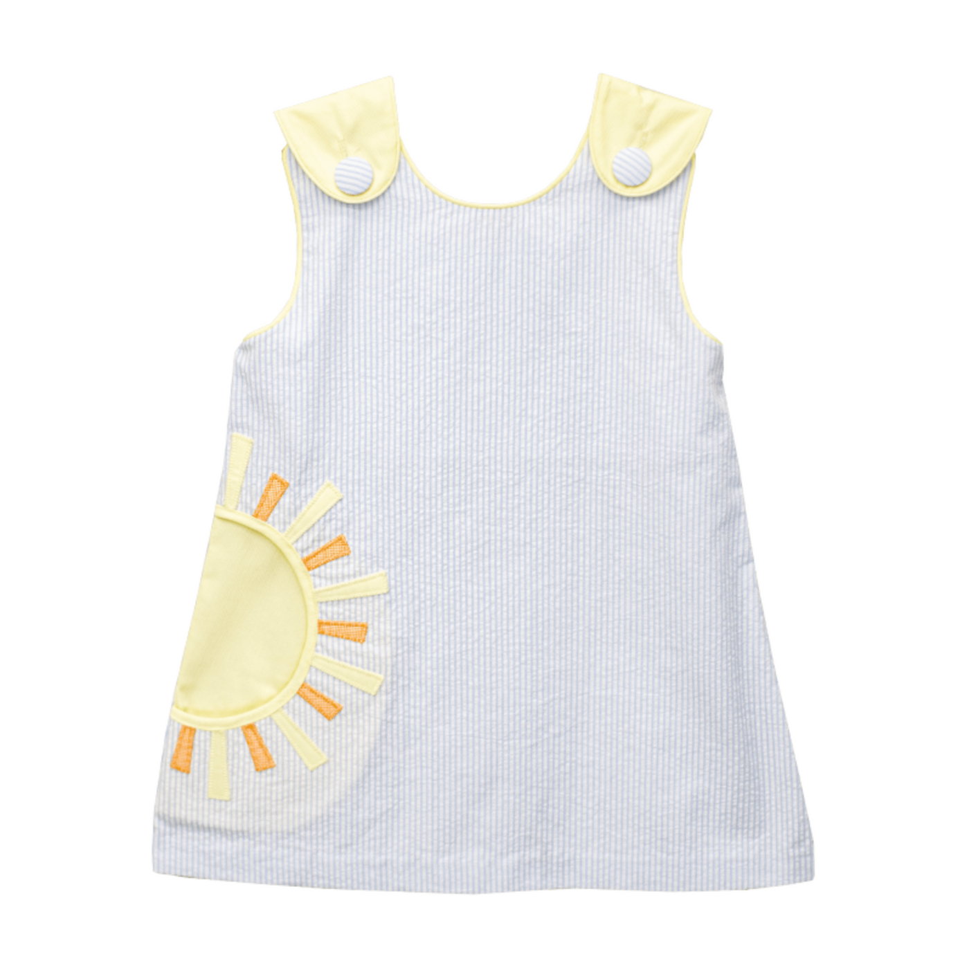 Sun Pocket Seersucker Dress - Zuccini Kids - 2T