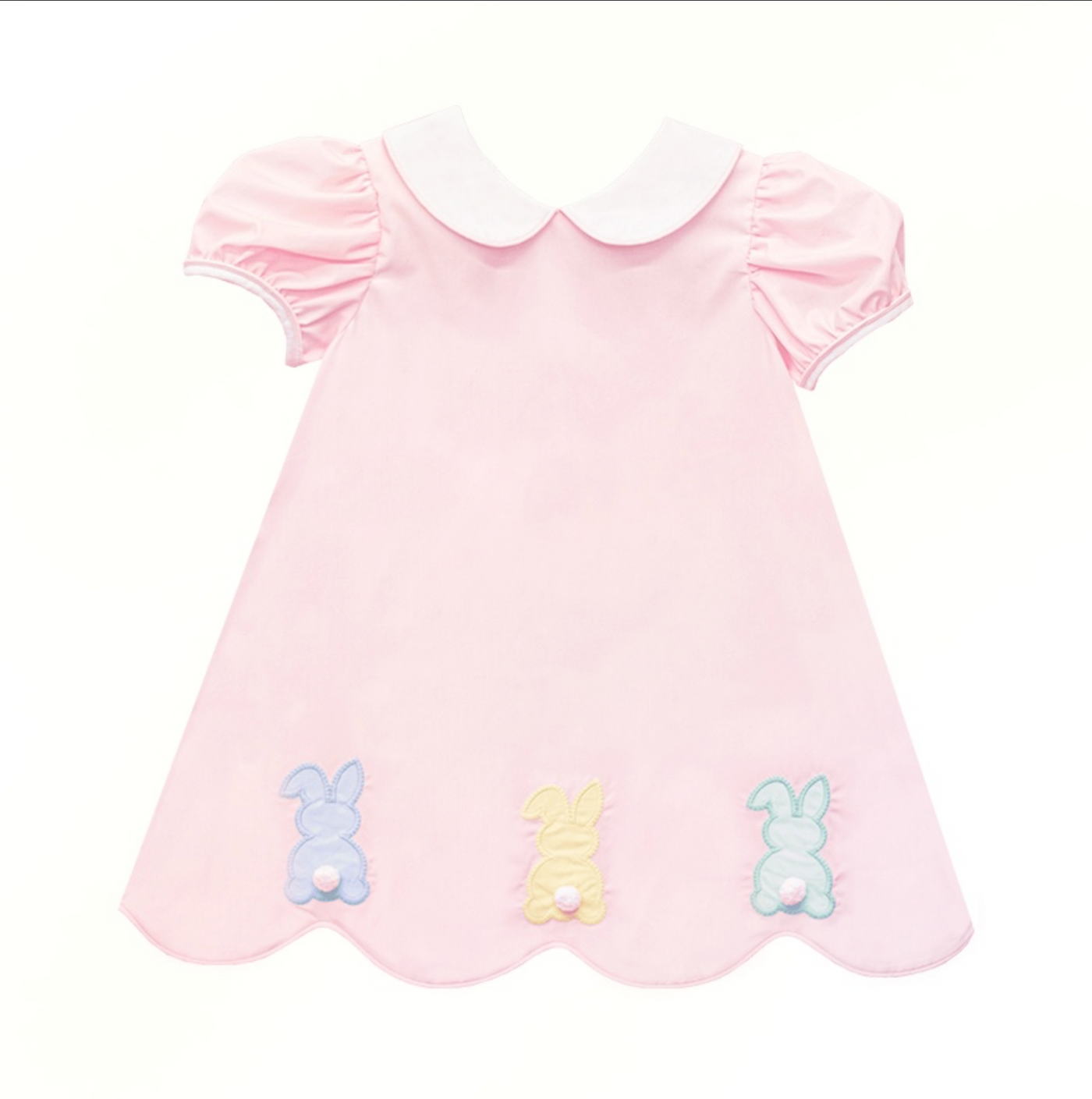 Pink Pastel Bunnies Bunny Bubble or Dress - Zuccini Kids