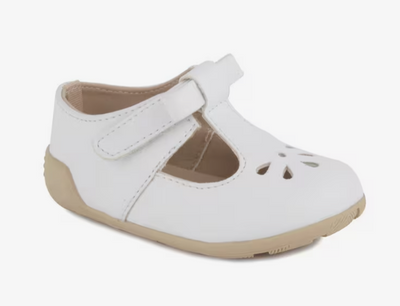 White T-Strap Shoes - Baby Deer