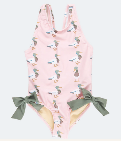 Pink Mallard Swimsuit - Pink Chicken