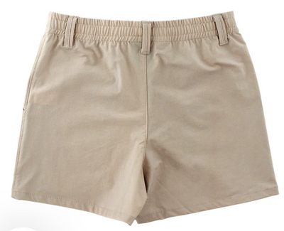 Boys Khaki Performance Shorts - Bailey Boys