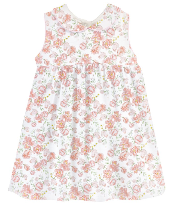 Pink Pastel Floral Dress - Baby Club Chic